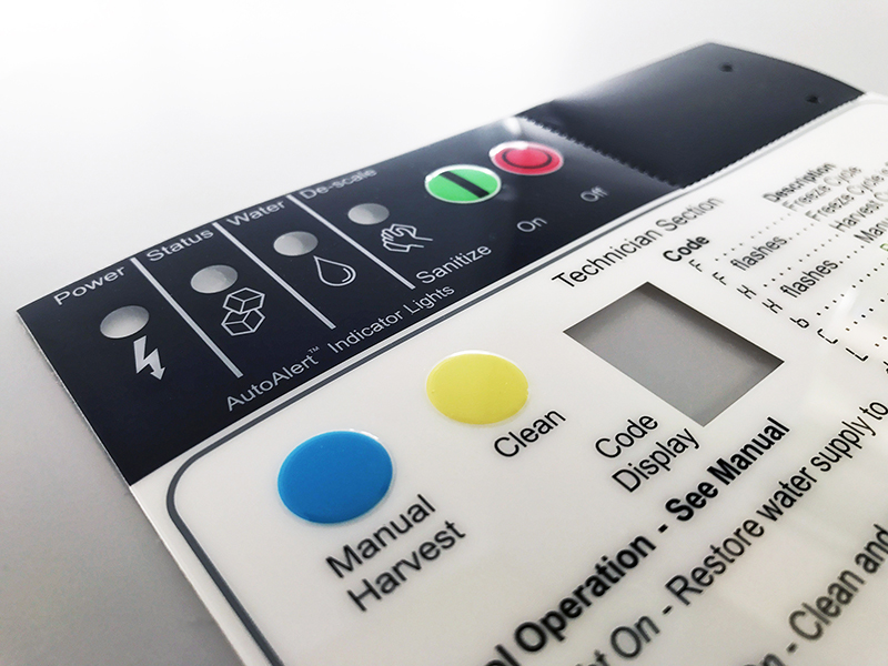 polycarbonate sticker printing machine